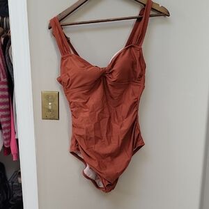 Rust One Piece Swimsuit